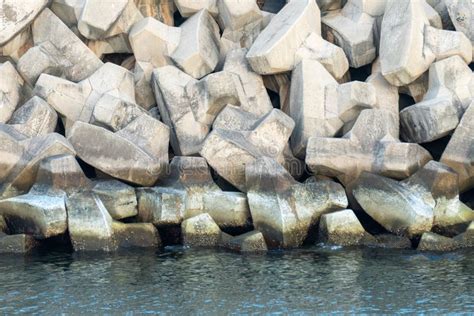 Tetrapods Breakwater A Type Of Structure In Coastal Engineering Used