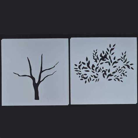 Tree Stencil Etsy Uk