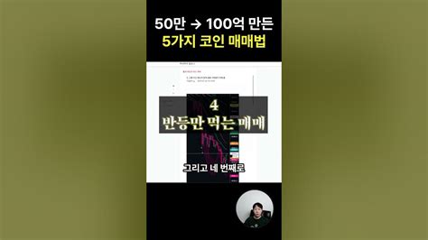 50만원으로 100억 만든 플라이트 매매법 총정리 Youtube