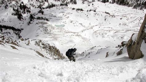 Backcountry skiing Lone Peak NE Couloir - parkcitypeople.com