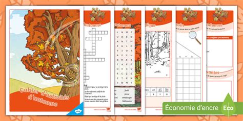 Cahier D Activit S De L Automne Teacher Made Twinkl