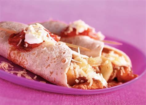 Wrap met kip salsa en ananas recept Allerhande Albert Heijn België