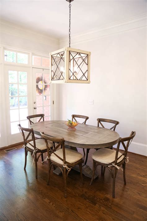 Oval Top Tables Atlanta Modern Farmhouse Dining Kitchen Furniture