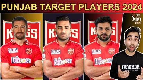 Punjab Kings Auction Strategy 2024 Pbks Target Players Retained And Release List Ipl 2024