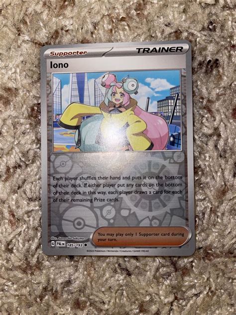 Pok Mon Tcg Iono Scarlet Violet Paldea Evolved Reverse Holo