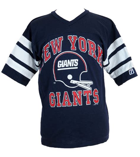 Vintage Logo 7 NY Giants Football Shirt - 5 Star Vintage