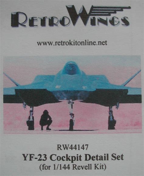 YF-23 Cockpit Detail Set - RetrokiT