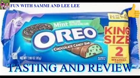 Tasting Mint Oreo Chocolate Candy Bar Youtube