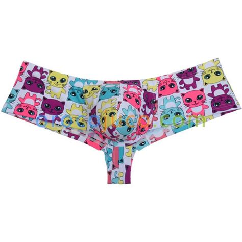 Sexy Boxer Brief Trunks Men Cheeky Shorts Massclusive Brazilian Bikini Underwear MU NEW
