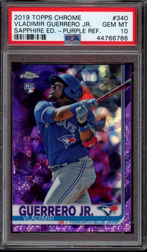 2019 Topps Chrome Sapphire Vladimir Guerrero Jr RC PSA 10 Flickr