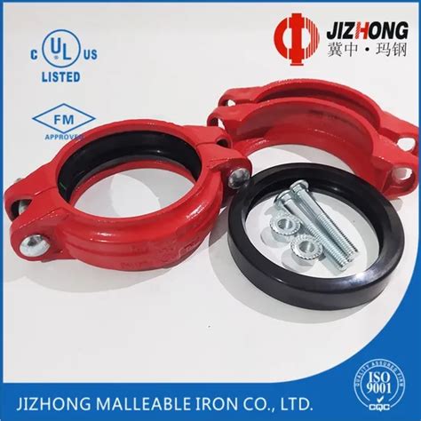 UL FM CE Fire Protection Ductile Iron Grooved Fitting Rigid Flexible