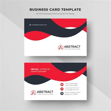 Carte De Visite D Entreprise Psd Premium