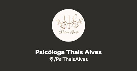 Psicóloga Thais Alves Instagram Linktree