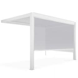 Oviala Business Pergola Bioclimatique Adoss E Blanche X M Et Stores