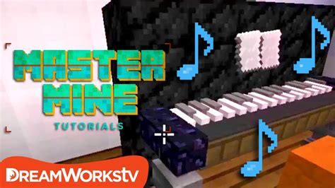 How To Build A Piano You Can Play In Minecraft Master Mine Tutorials