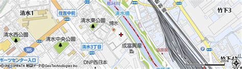 福岡県福岡市南区清水2丁目の地図 住所一覧検索｜地図マピオン