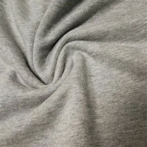 35 36 Gray Cotton Fleece Fabric GSM 320 GSM Rs 420 Kg Swami Tex