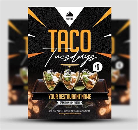 Taco Tuesdays Flyer 1 Flyerheroes