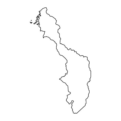 Mapa del departamento de bolívar división administrativa de colombia