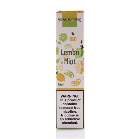 Vapesourcing Lemon Mint E Juice Ml Vapesourcing