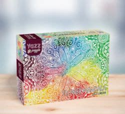 YAZZ PUZZLE CASSE TÊTE 1000 PIÈCES MANDALA EN FLEURS 3832 CASSE