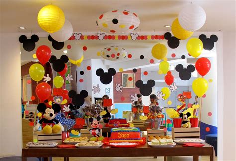 Decoraciones De Mickey Mouse Para Cumpleanos