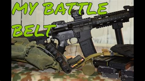 Battle Belt Setup Range Belt Gun Belt Cheap Tactical Gear Youtube