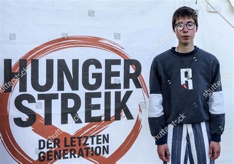 Hunger Striking Climate Activist Lina Eichler Editorial Stock Photo