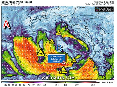 Meteo Tra Poco Venti Furiosi A Oltre Km H Spazzeranno Diverse Aree