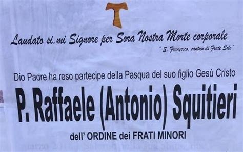 Il Vescovado Addio A Padre Raffaele Squitieri Che Percepiva Dio