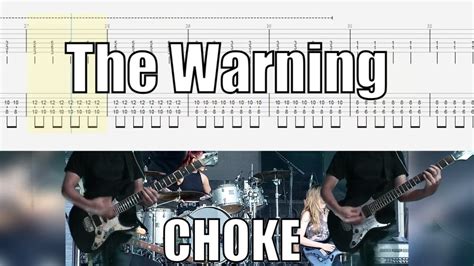 The Warning CHOKE Guitar Cover With Tab YouTube