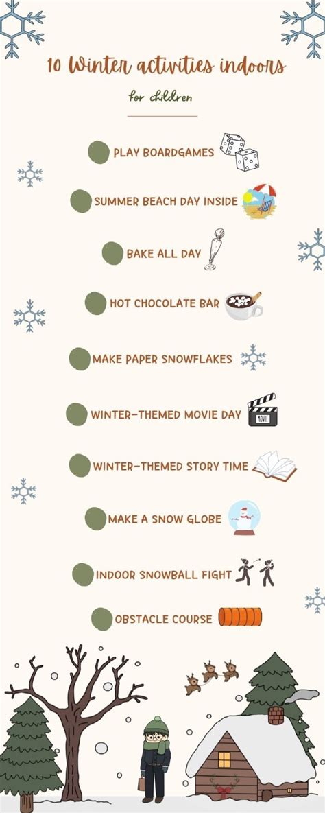 10 Winter activities to do indoors for children - ARTE VIVA