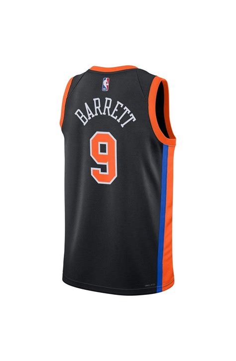 Nike Unisex Nike Rj Barrett Black New York Knicks 202223 Swingman