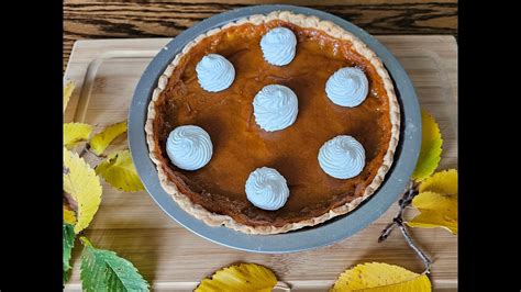 Best Ever Pumpkin Pie Recipe Youtube