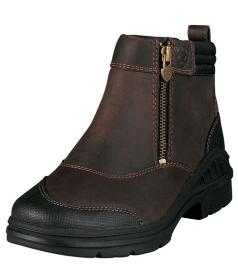 Ariat Ladies Barnyard Side Zip Boots 6 Boots Side Zip Boots Barn Boots