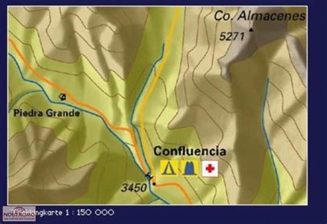 CERRO ACONCAGUA | carte de trekking Climbing Map | nostromoweb