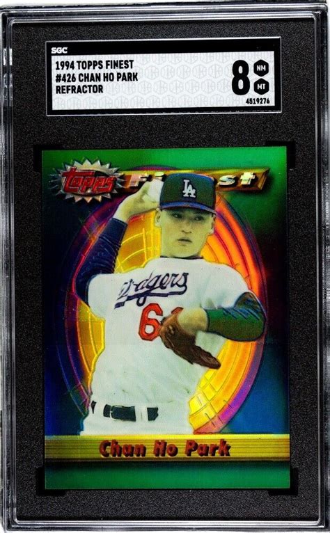 1994 Topps Finest Refractor 426 Chan Ho Park RC For Sale Online EBay