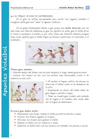 Mis Apuntes Voleibol 3c2ba Eso PDF