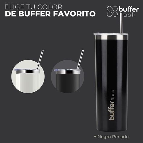 Ripley VASOS TERMICOS SET DE 2 BUFFER ACERO INOXIDABLE FRÍO Y CALOR