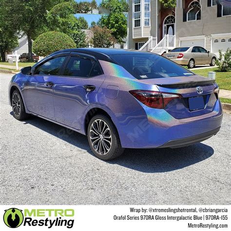 Orafol Ra Gloss Intergalactic Blue Vinyl Wrap Ra Vinyl