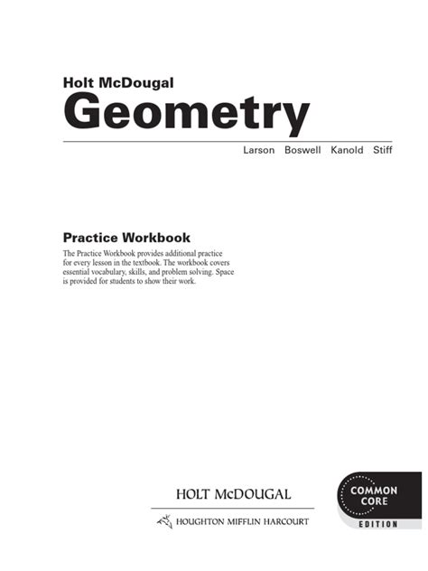 Math Geometry Practice Book | PDF | Line (Geometry) | Classical Geometry