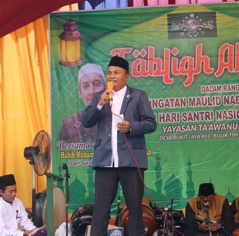 Desa Bukit Jaya Gelar Tablig Akbar Dalam Rangka Hari Santri Nasional