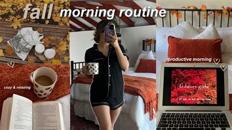 Fall Morning Routine Productive Realistic And Relaxing Morning🍂 Youtube