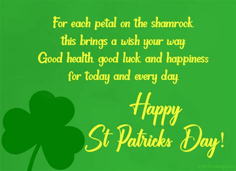 100 Happy St Patricks Day Wishes Greetings And Quotes Wishesmsg St