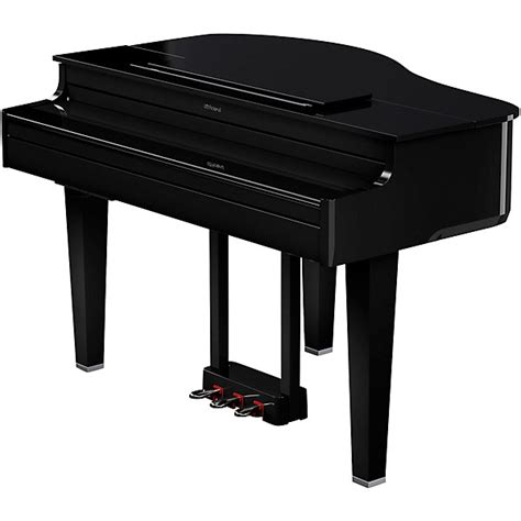 Roland GP 6 Digital Grand Piano With Bench Polished Ebony Guitar Center