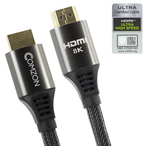 K K K Hdmi Gbps Certified Ultra High Speed Cable M Comzon