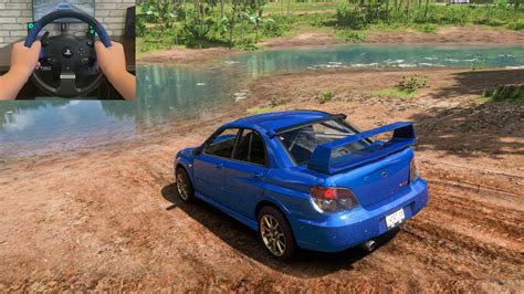 Subaru Wrx Sti 2004 Forza Horizon 5 Thrustmaster T150 Gameplay