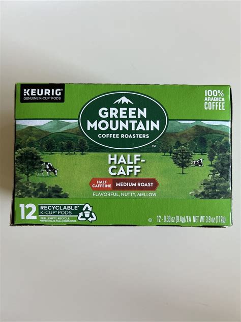 Green Mountain Coffee Roasters Half Caff Keurig K Cup Pods 12ct Bb 01