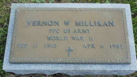 Vernon W Millikan 1910 1982 Find A Grave Memorial