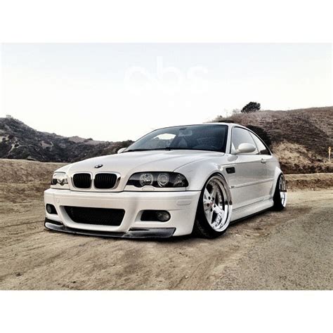 Csl Style Carbon Fiber Front Lip Bmw E46 M3 Ph